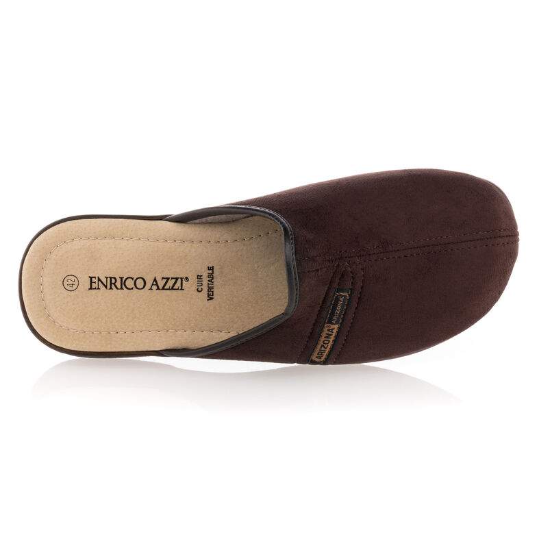 Pantuflas marrones para hombre