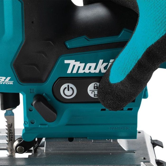 Sierra de calar pendular inalámbrica Makita DJV185Z de 18 V (batería no incluida). Número de baterías suministradas: 0