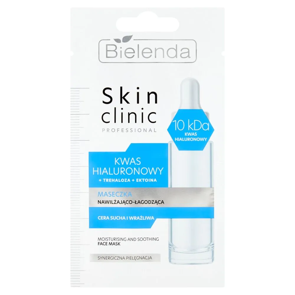 Bielenda Skin Clinic Professional Kwas Hialuronowy Maseczka nawilżająco-łagodząca