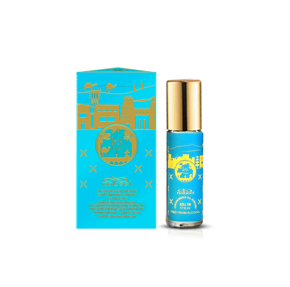 Oil Perfume Irth Fairooz Roll On Oil Perfume - Huile de Parfum Unisex, Huile de Parfum, Parfum