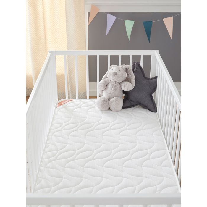 Colchón para bebé con aire acondicionado - BABYSOM - 70x140 cm - Reversible (Verano/Invierno) - Acolchado - Antiácaros - Oeko-Tex®