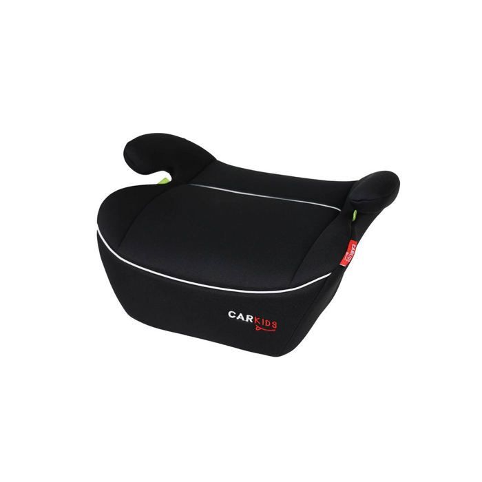 SEGGIOLINO AUTO PER BAMBINI, 125-150 CM, TAGLIA R129, NERO CON STRISCIA BIANCA