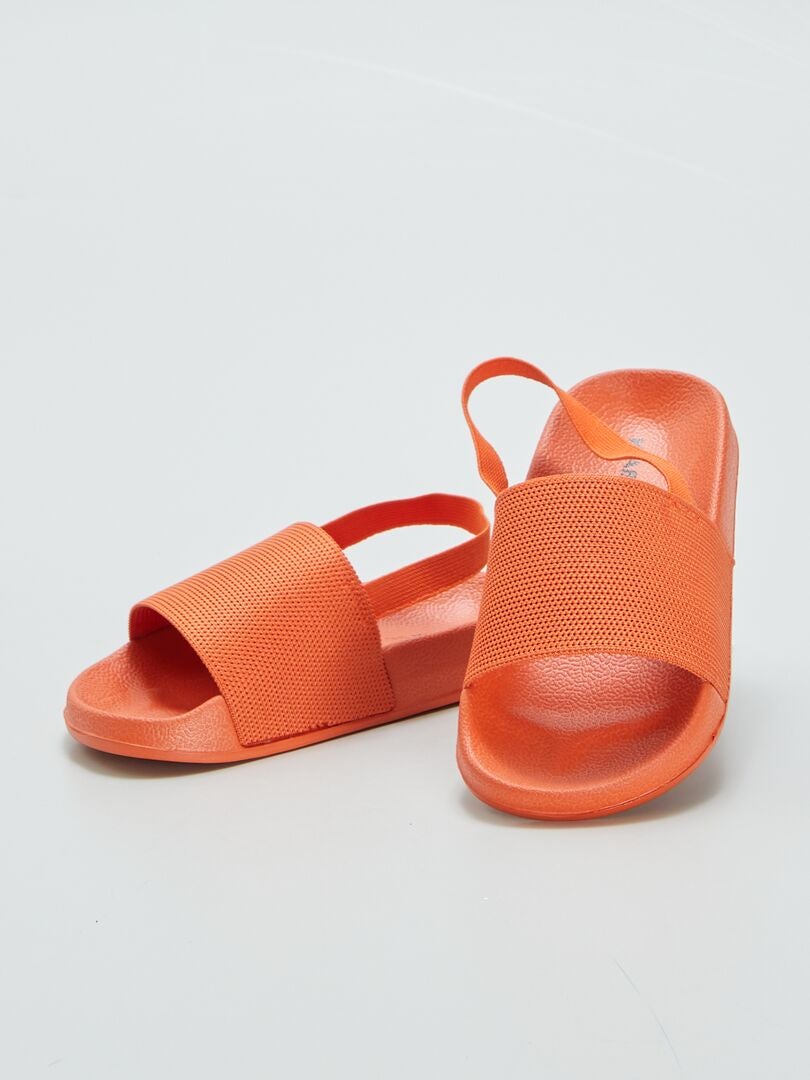 Mules de praia - LARANJA