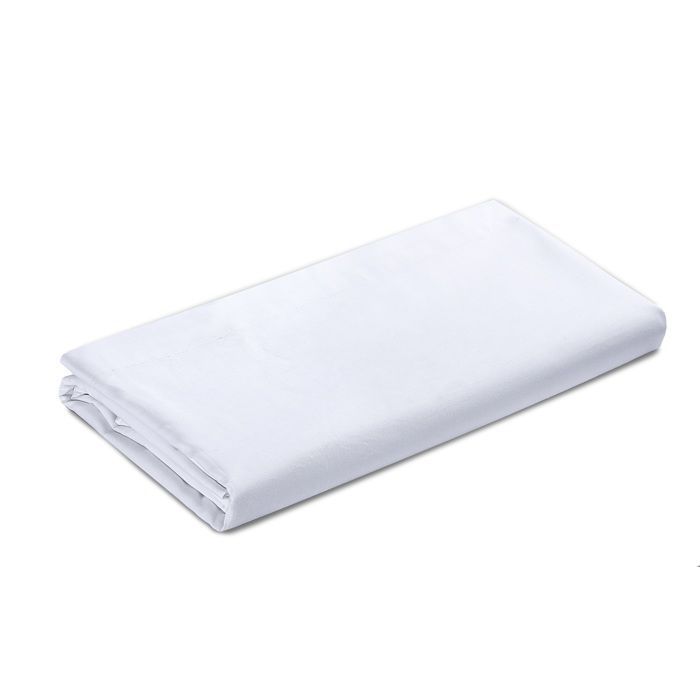 Vision - Lençol plano branco - 180x290cm - 100% algodão