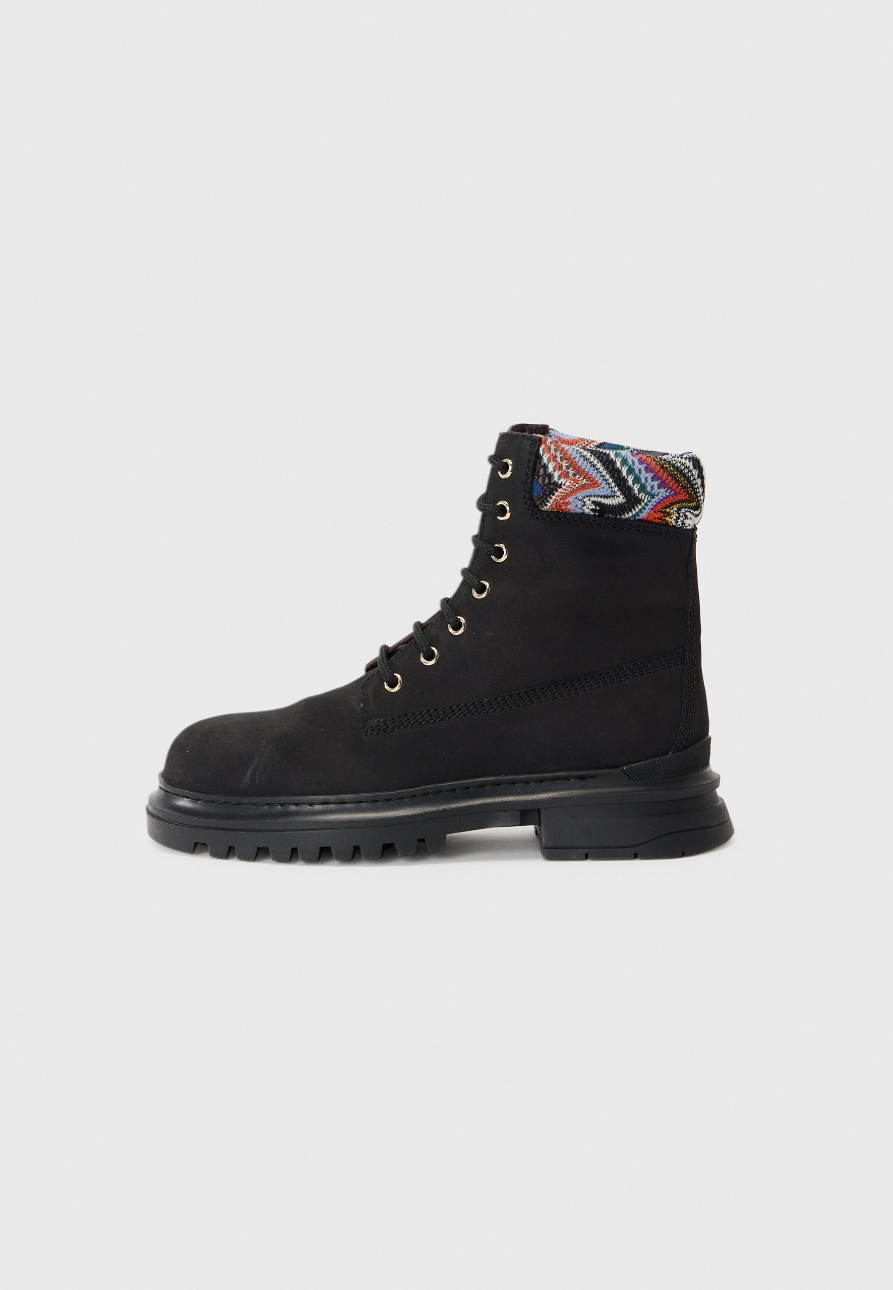 Missoni NICOLE - Bottines à lacets - noir/multicolore