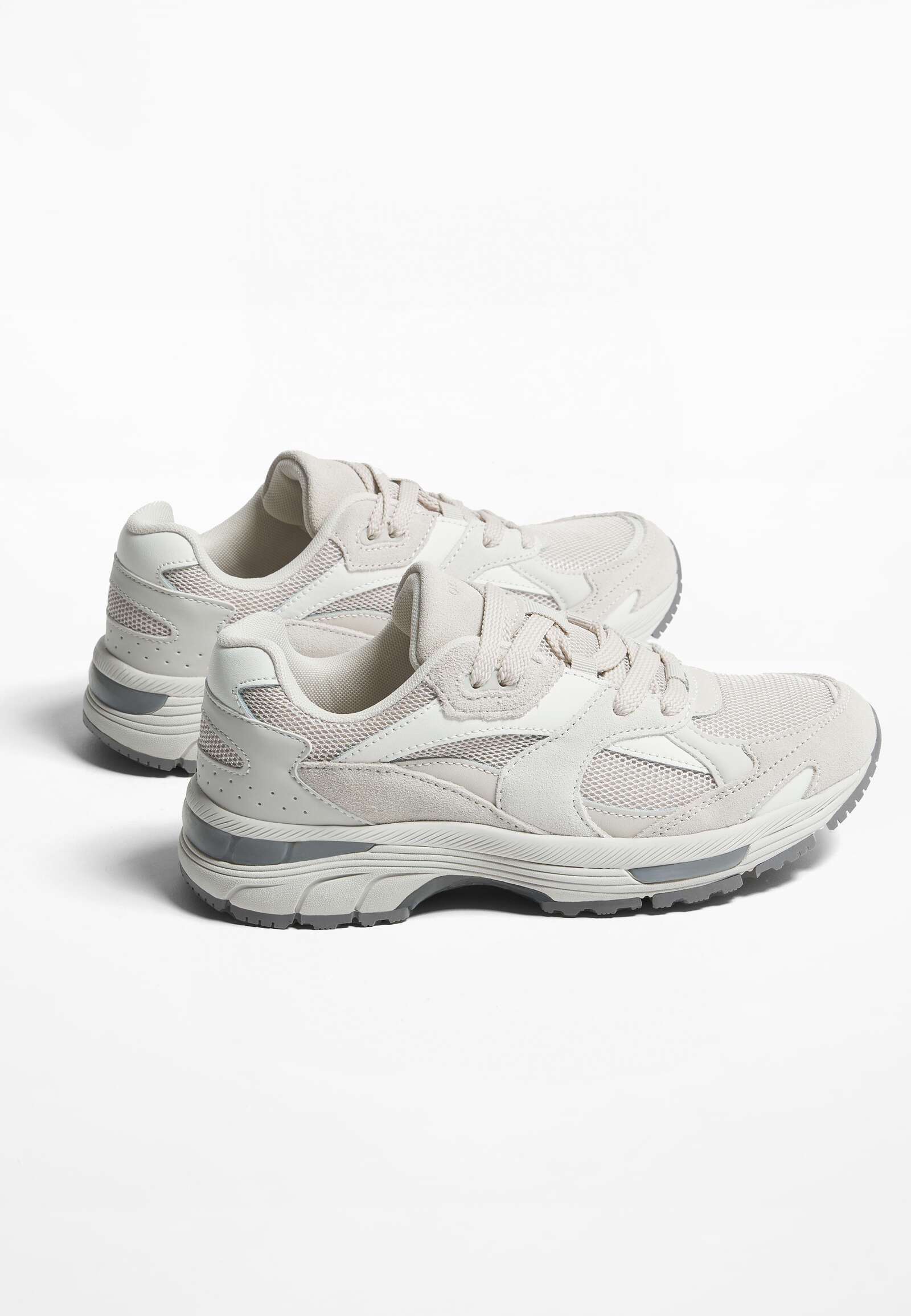 OYSHO RUNNING - Sneakers - beige