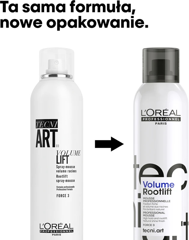 „L'Oréal Professionnel Tecni.Art Volume Rootlift“ plaukų putos, suteikiančios apimties nuo šaknų.