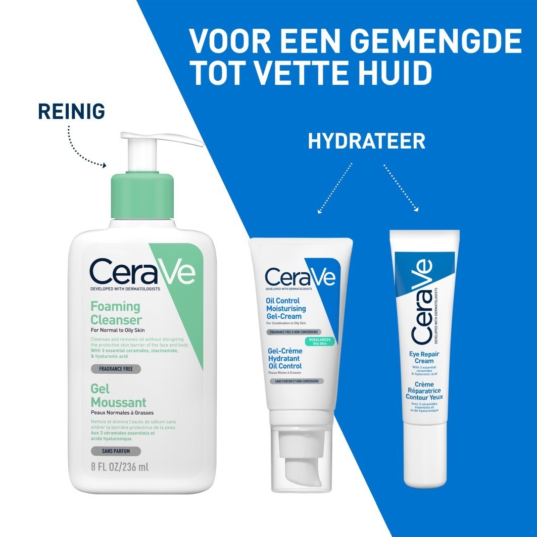 CeraVe pleťový krém regulujúci mastnotu hydratačný gél-krém - 52 ml