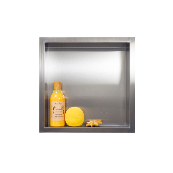 Balneo WALL-BOX ONE - Półka wnękowa INOX 30x30x7 cm