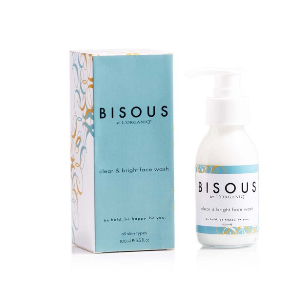 BISOUS från L'ORGANIQ Klar och ljus ansiktsrengöring 100ml