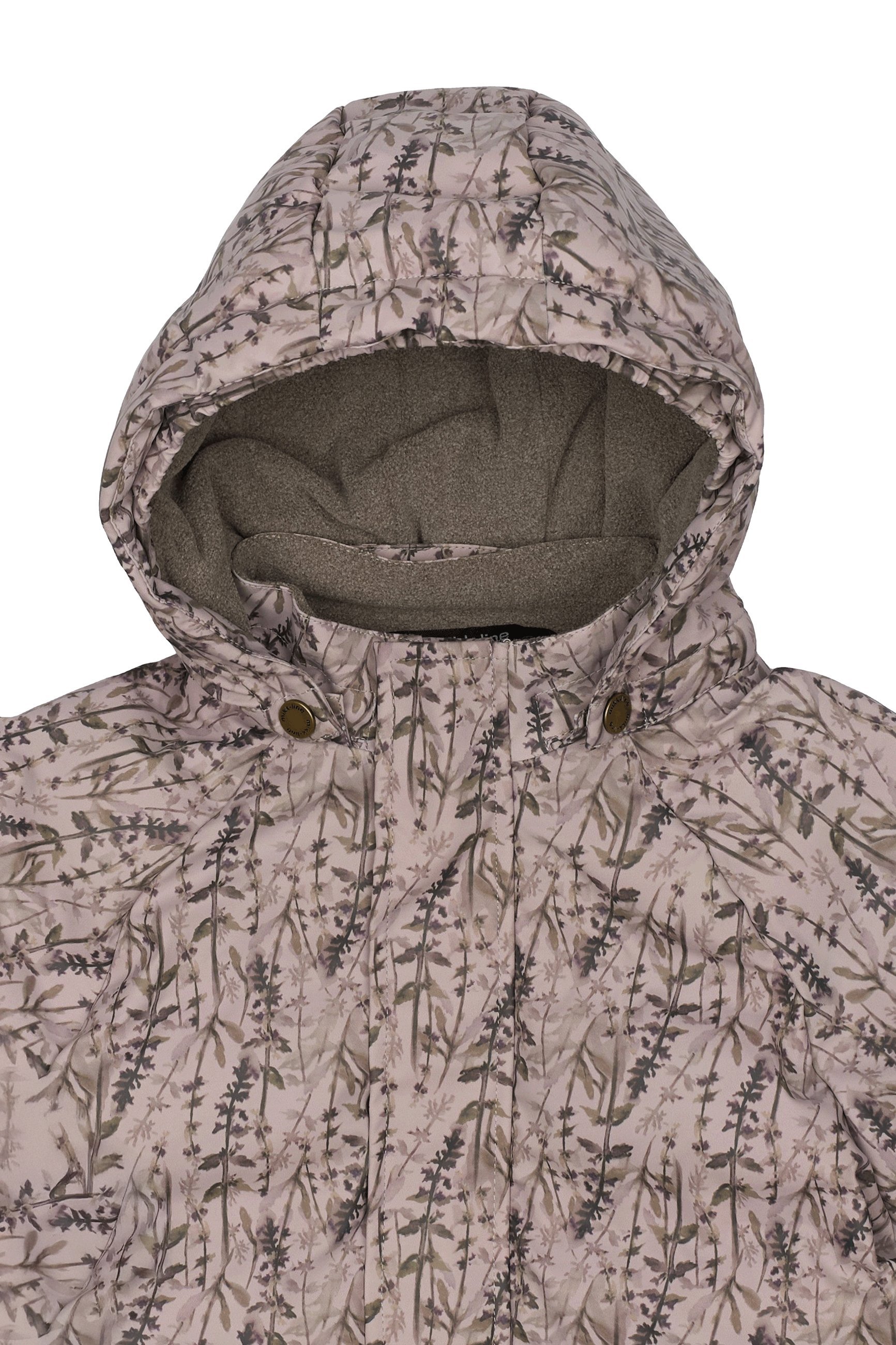mikk-line PU PUFF JACKET AOP - Outdoorjas - wolkengrijs