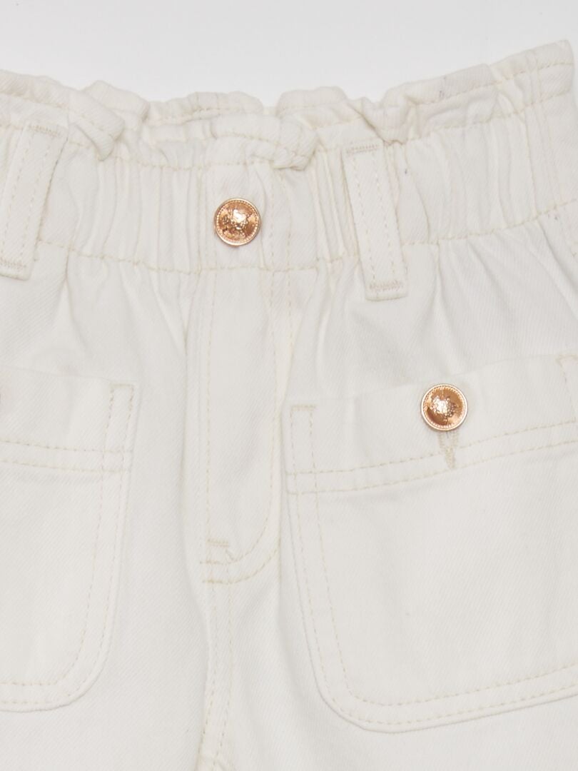 Mom fit jeans - WIT