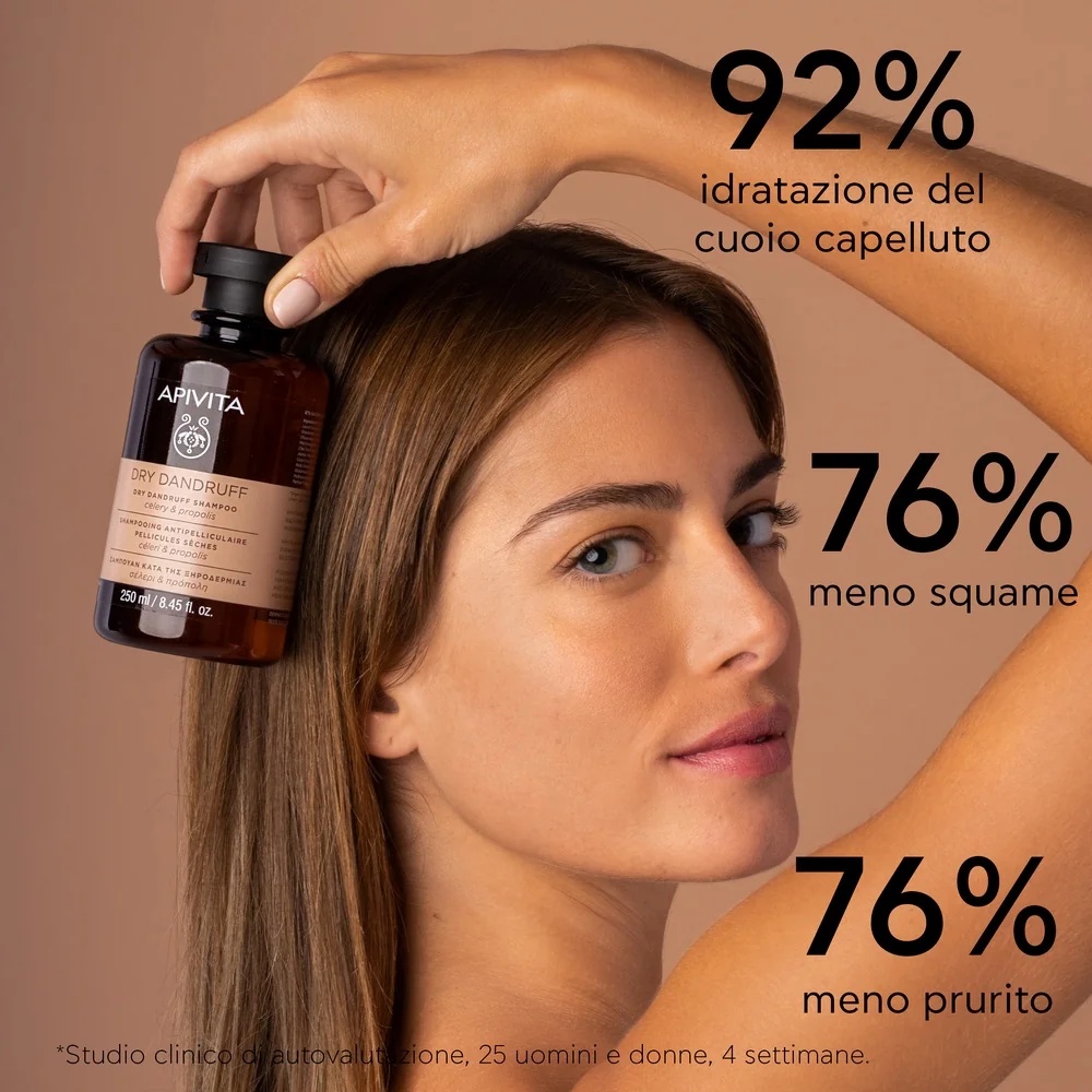 APIVITA Apivita Droogshampoo tegen roos Selderij en propolis 250 ml Droog fosfor