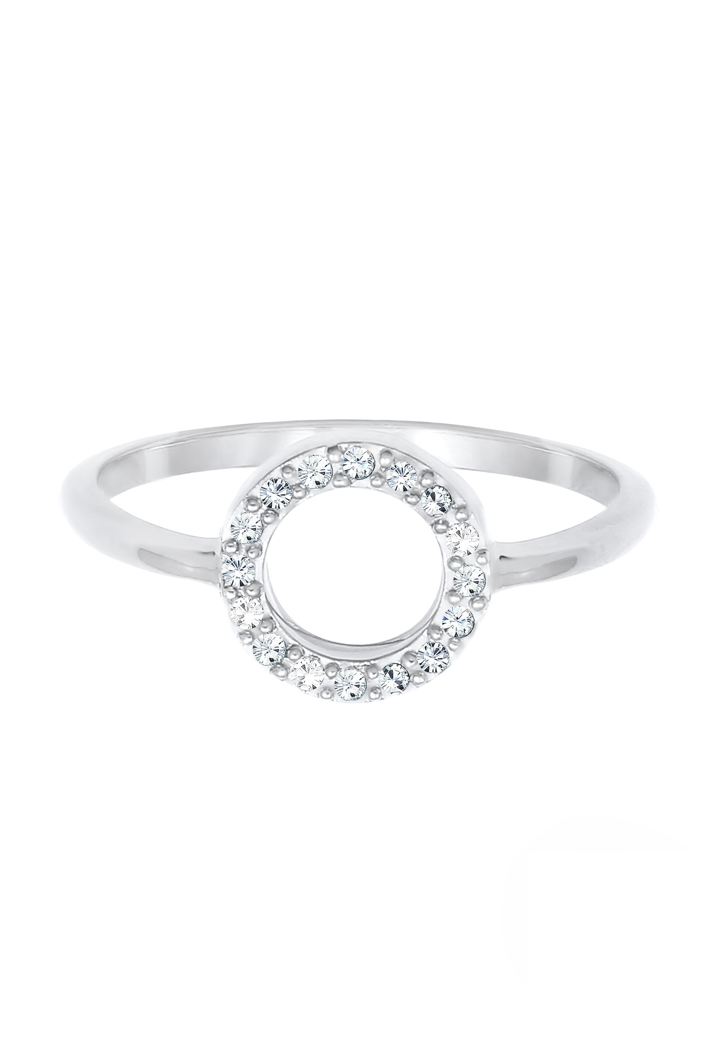 Elli Femmes Cercle Filigrane Géo avec Cristaux en Argent Sterling 925