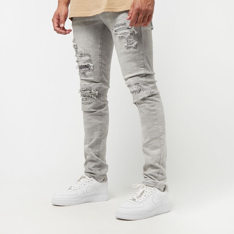 Jeans met bliksemeffect
