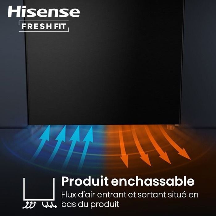 Hisense FT5K310GSFD Freshfit upright freezer