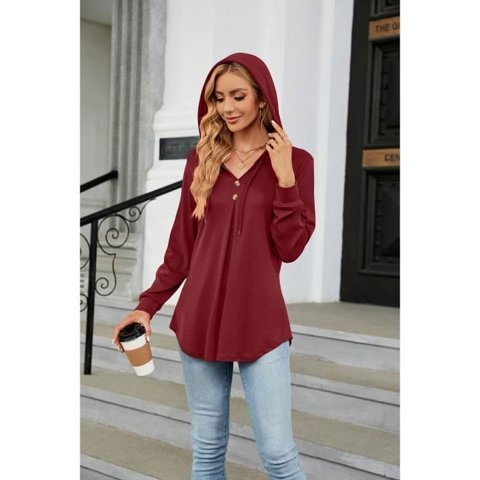 Sweat Femme INSFITY - Col Capuche - Noir - Automne
