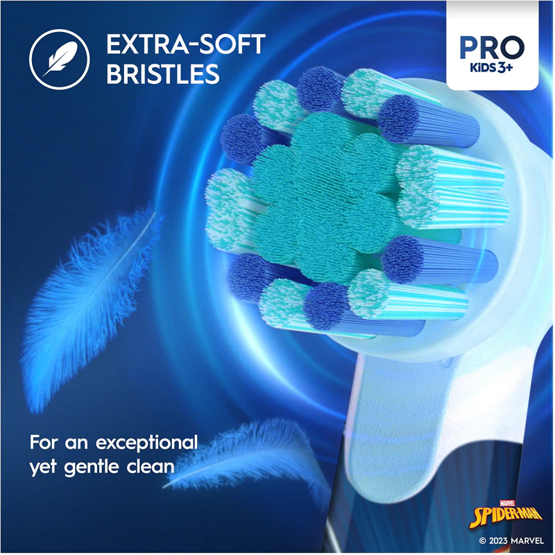Elektrická zubná kefka Oral-B PRO Kids 3+ Spiderman s puzdrom
