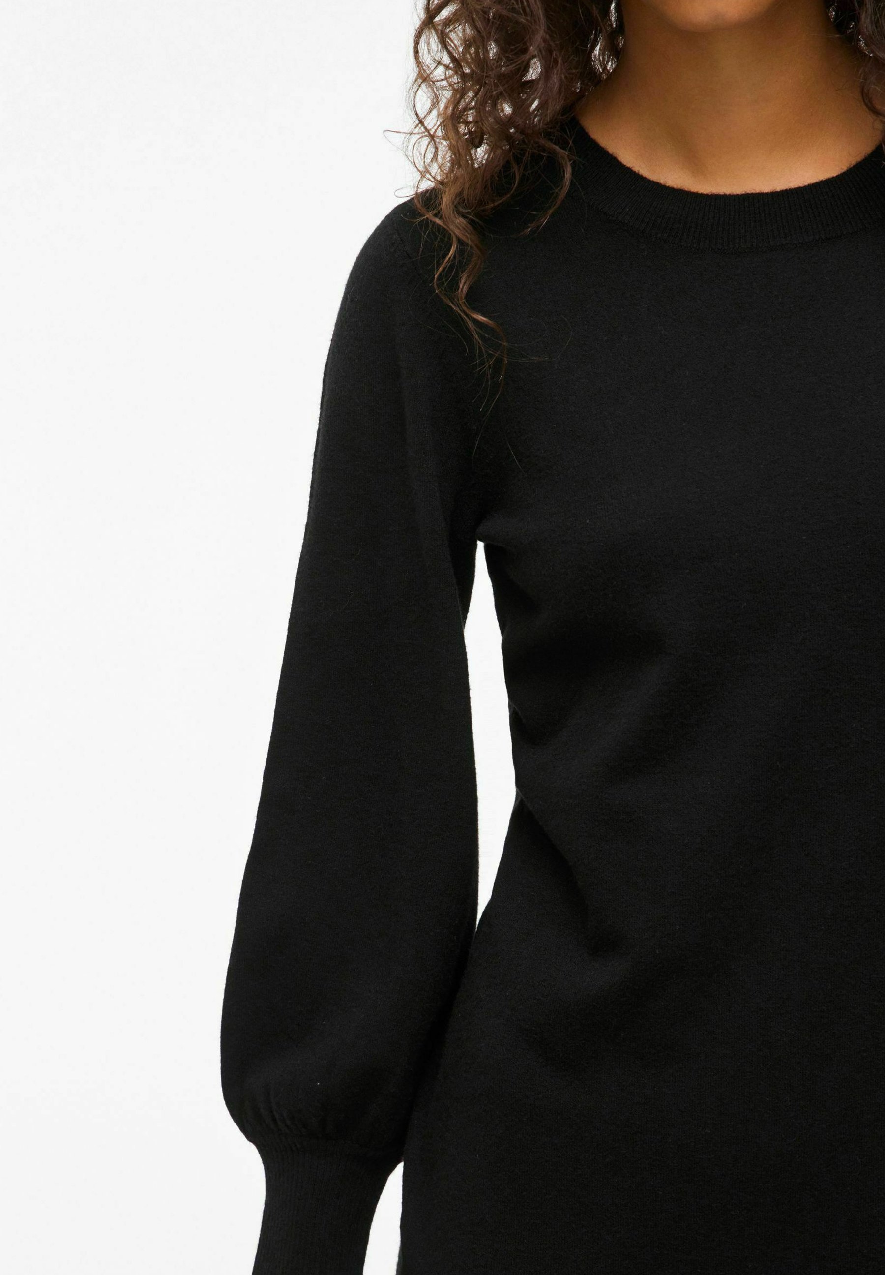 ROCHIE PULPORĂ - VILA VIKERRY O-NECK NOOS - BRODATĂ - black beauty