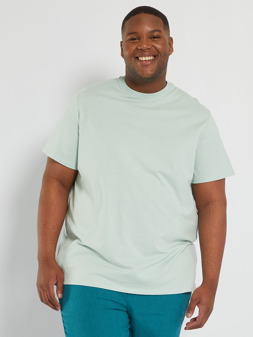 Camiseta 100% algodão - azul