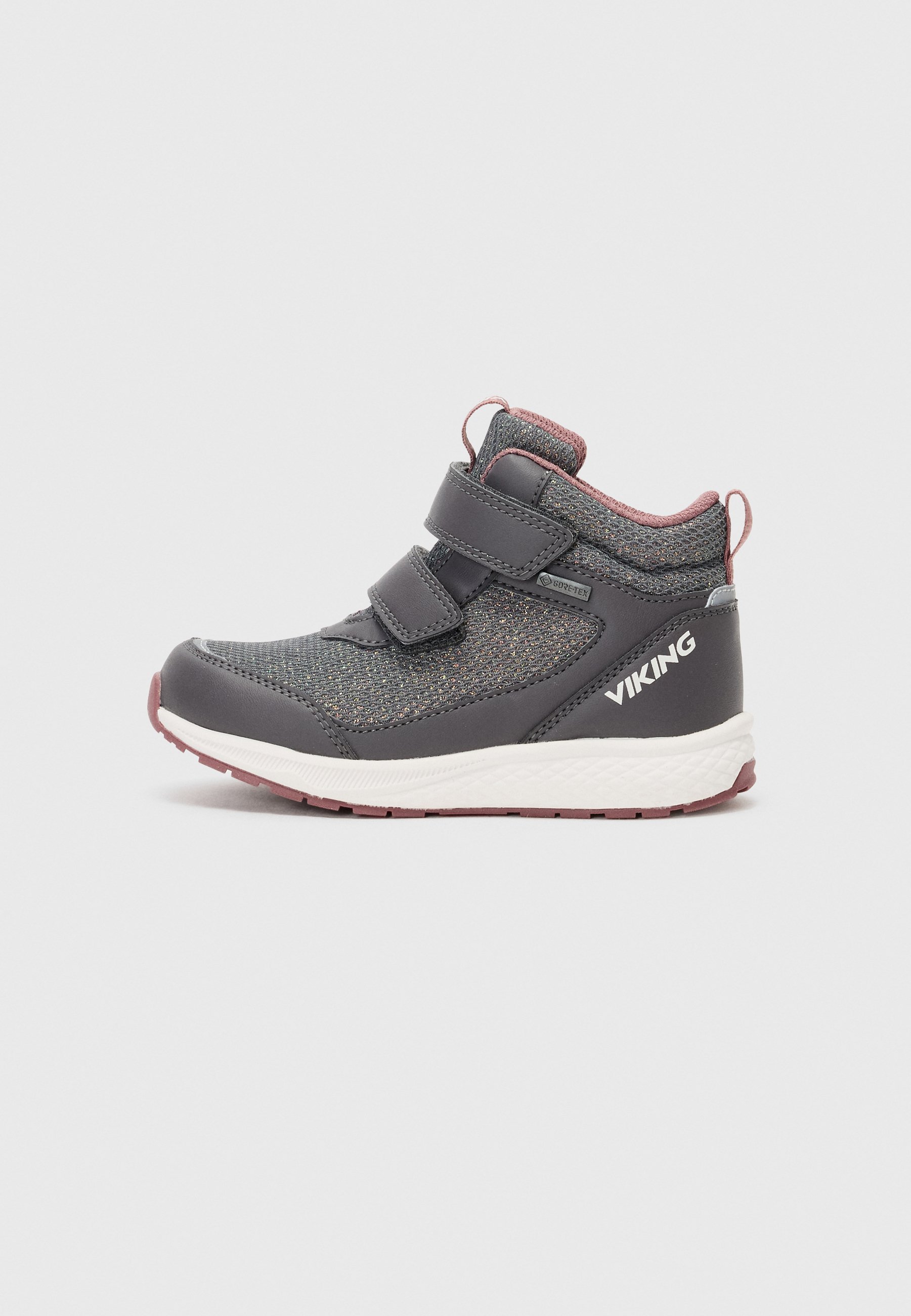 Viking GORE-TEX BOUNCY GLITTER MID GTX 2V - Enkellaarsjes met vetersluiting - antraciet