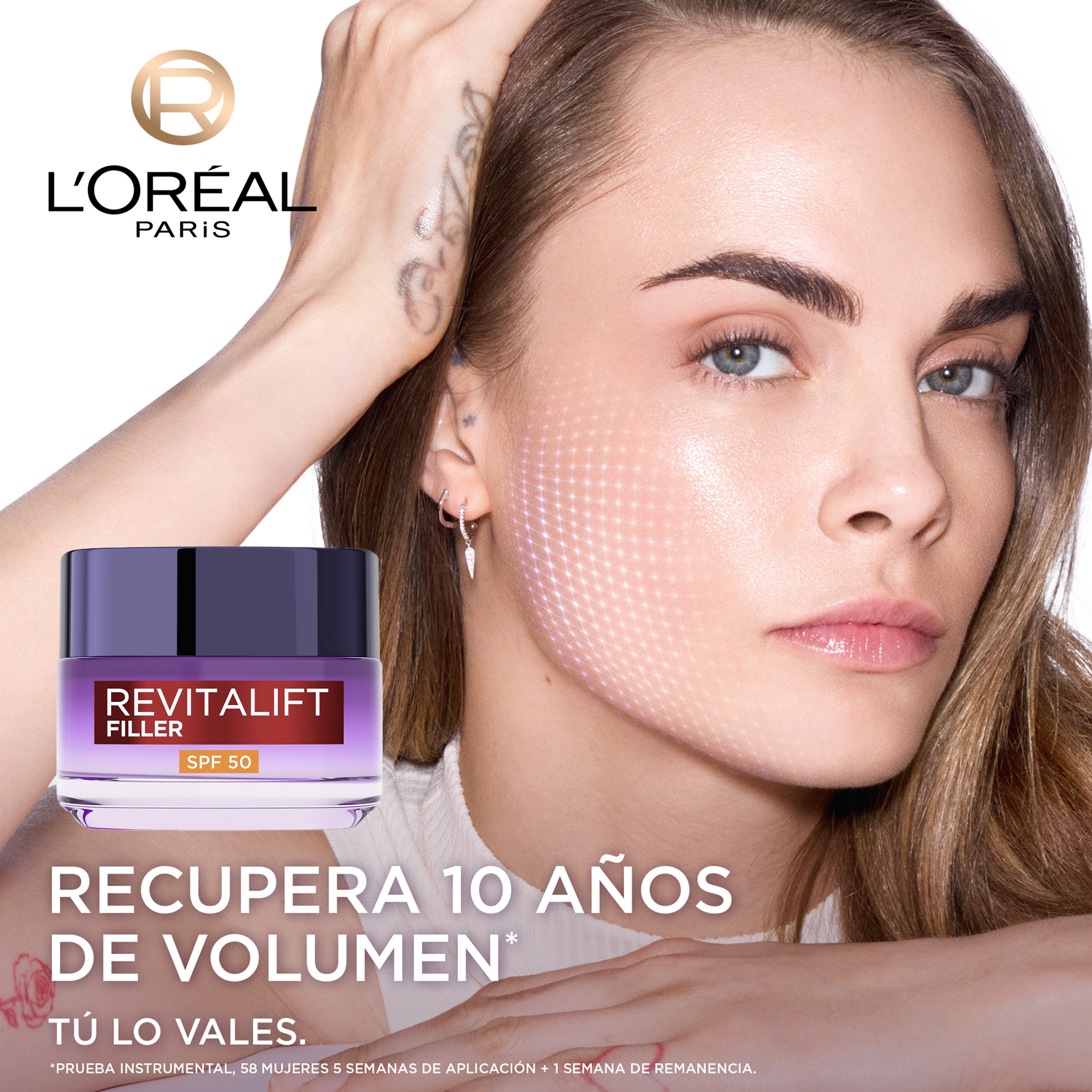 Revitalift Filler intenzivna krema za punjenje SPF50 Kreme protiv bora i starenja
