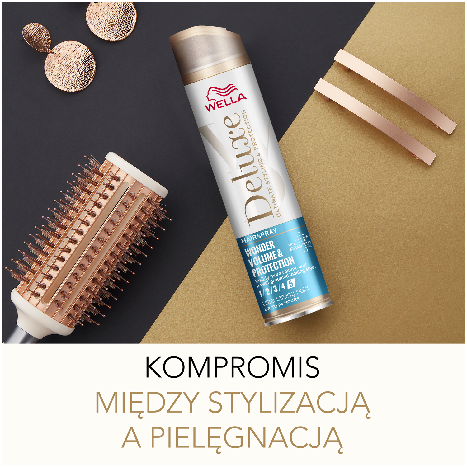 Wella Deluxe Wonder Volume Protection Ultra Strong Haarspray 250ml