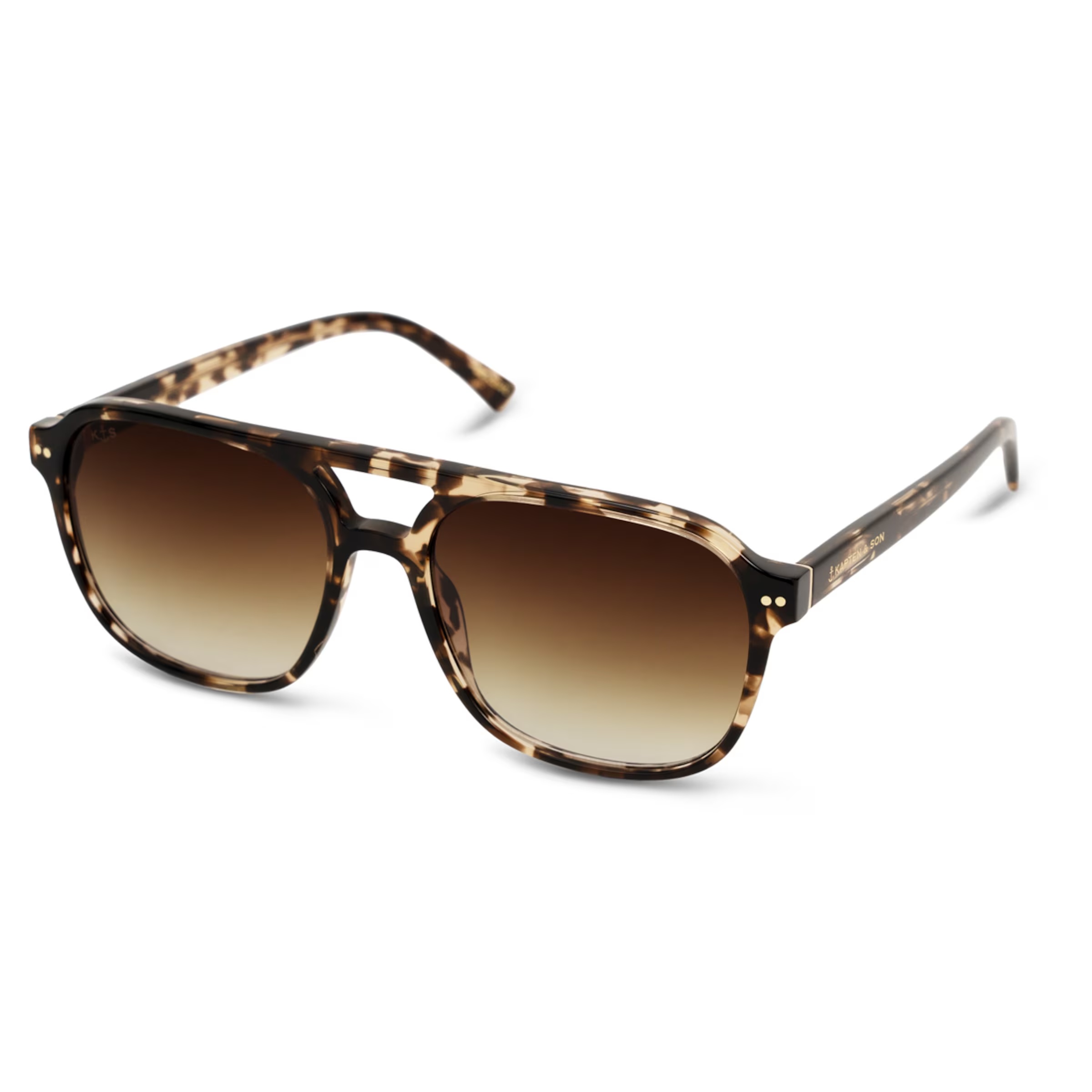 Zurich Oversize Crystal Tortue Brown