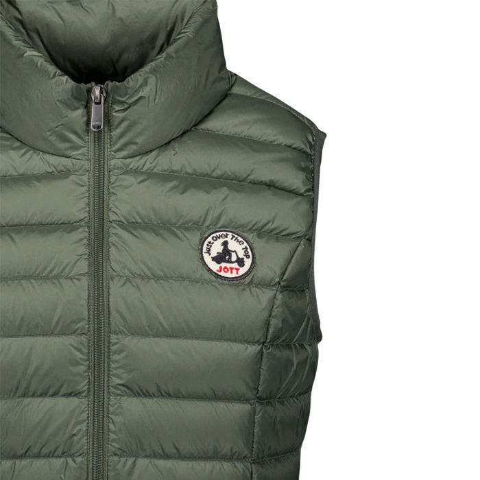 Jaqueta puffer sem mangas feminina Jott SEDA BASIC
