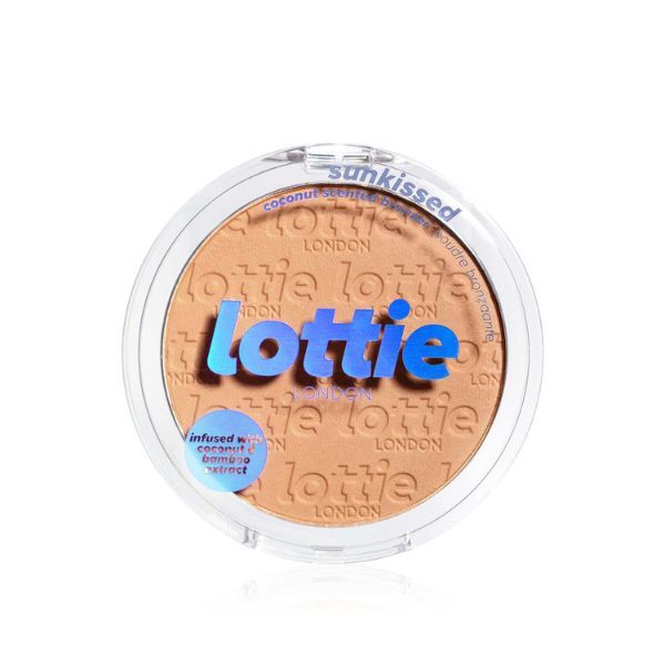 Bronzer Lottie London Sunkissed, tons claro e médio.