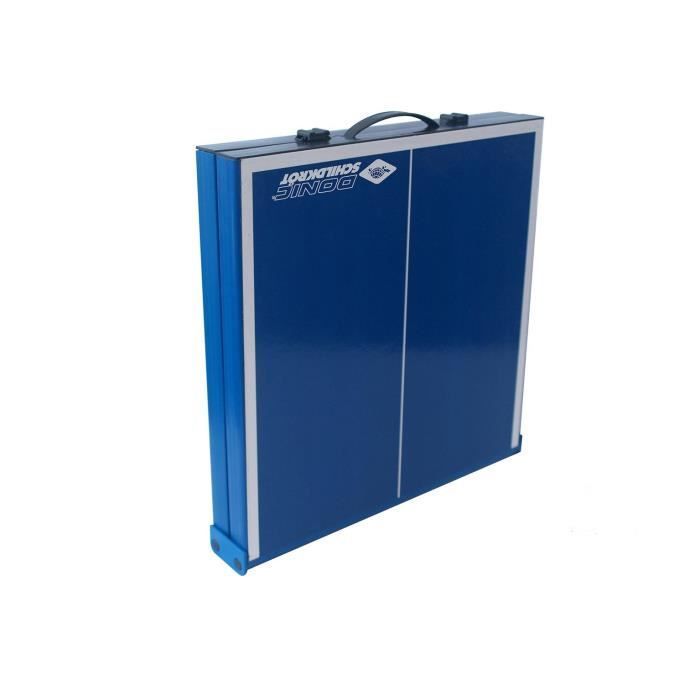 Set mini table de ping pong - SCHILDKRÖT - Mini-table 68x33x9 cm - 2 mini-raquettes PVC - Balle ABS - Filet - Table pliable