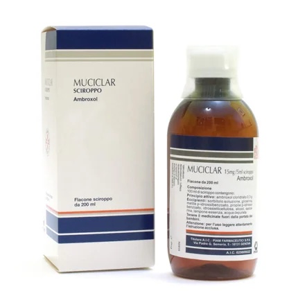 Sirop PIAM Muciclar 15 mg/5 ml 200 ml Toux