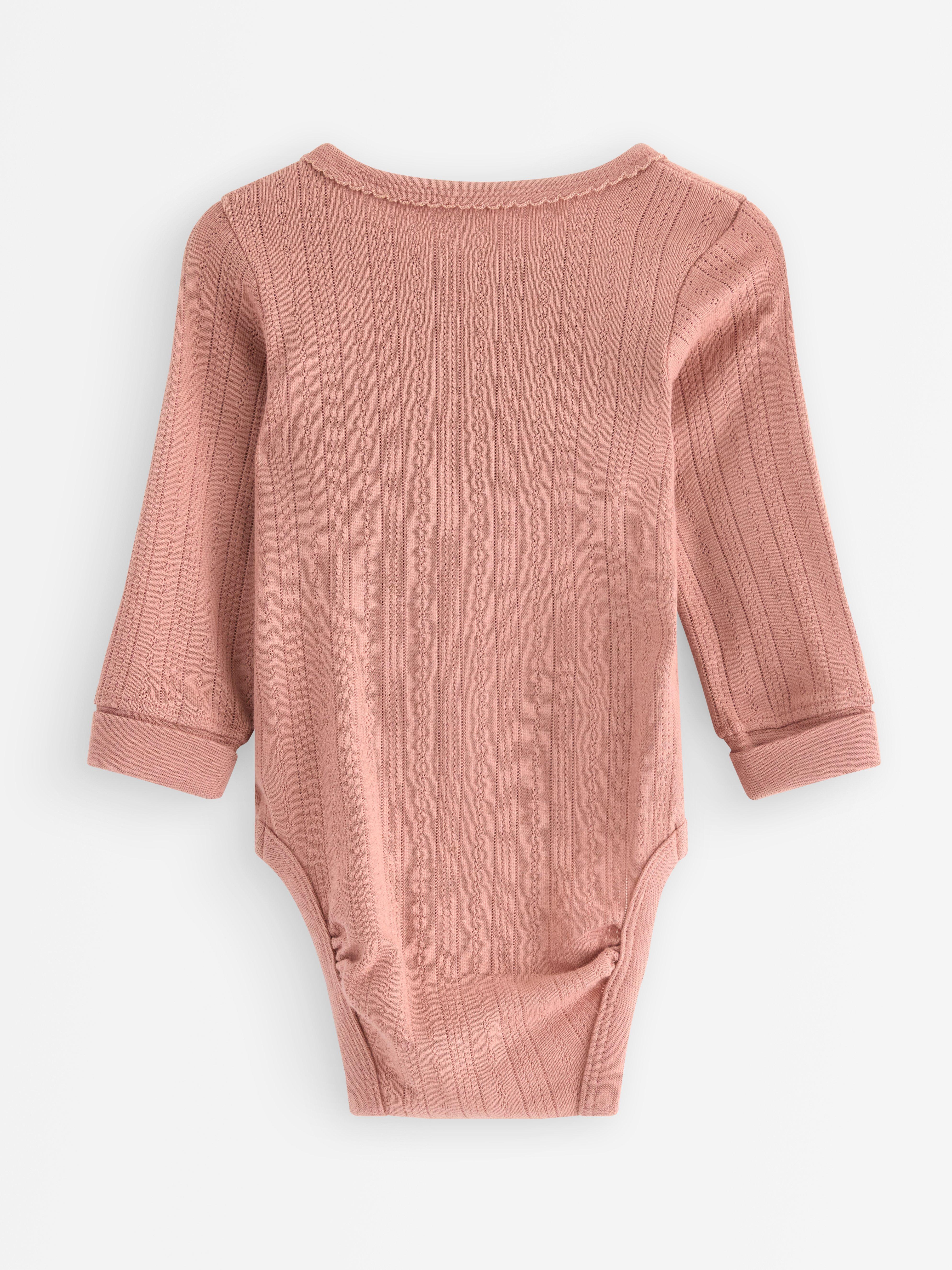 Body i pointelle Dusty Pink