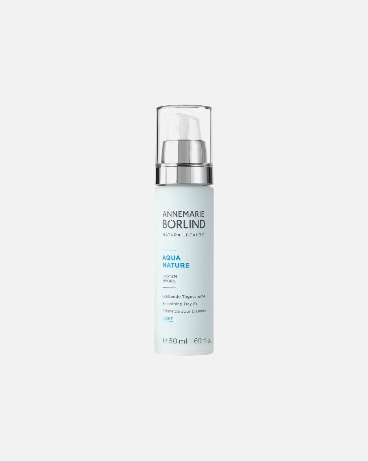 ANNEMARIE BÖRLIND Dieninis kremas AQUANATURE Lyginamasis Šviesusis - 50 ml