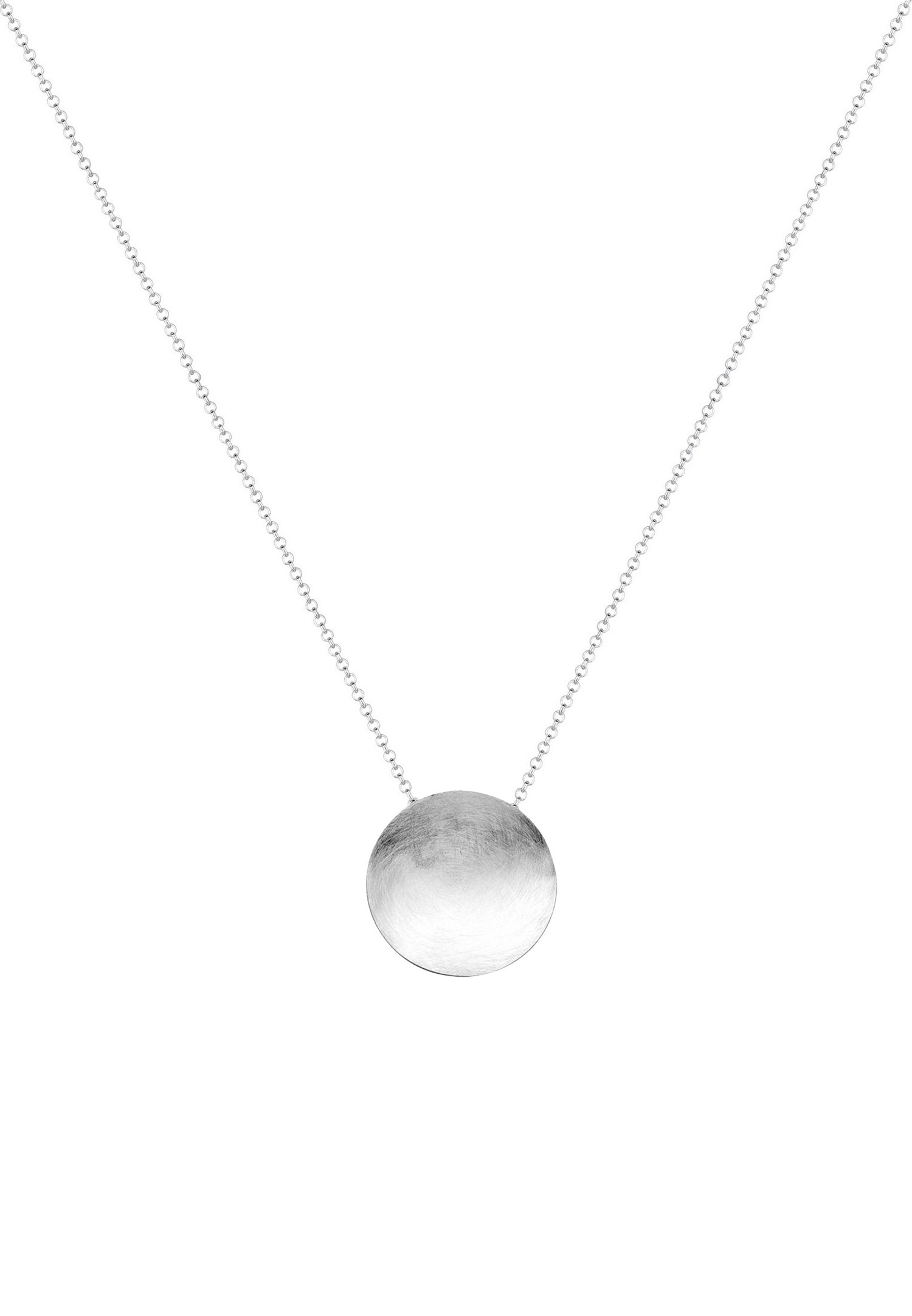 Nenalina Femmes pendentif lune mat en argent sterling 925