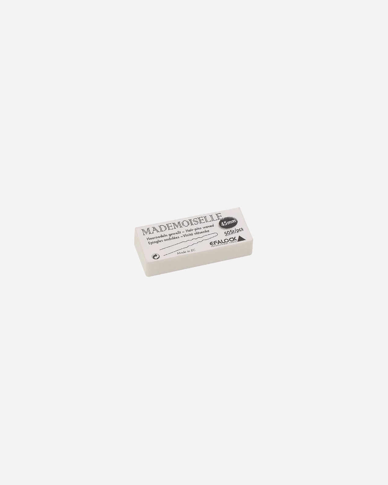 Fermaglio per capelli professionale Efalock Mademoiselle - 4,5 cm Marrone