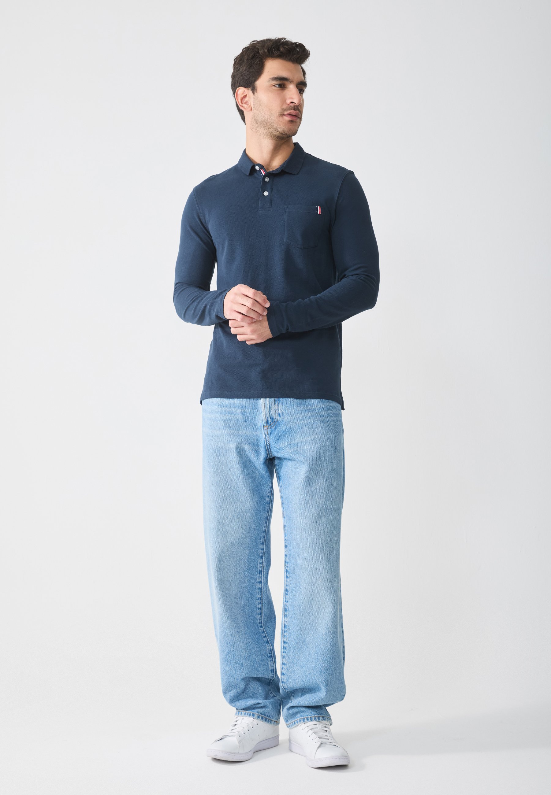 Polo Pier One - bleu foncé