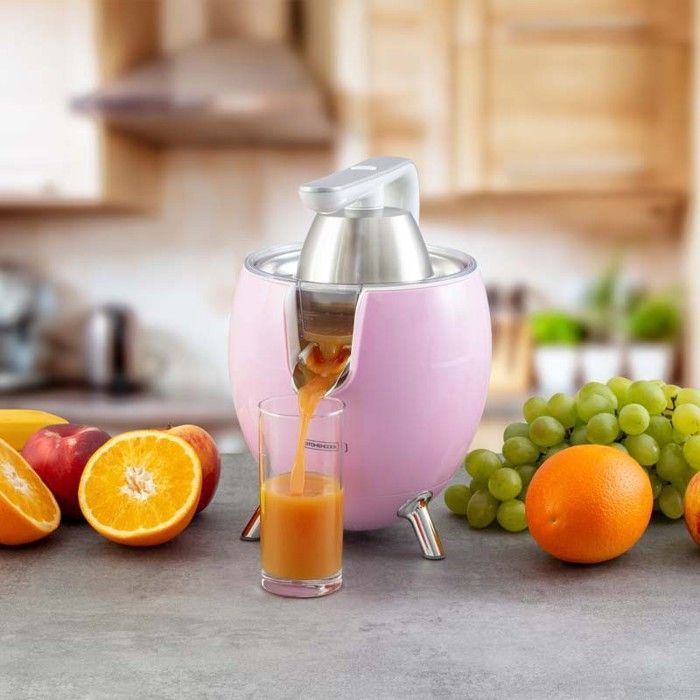 Kitchencook - Presse agrume électrique  550ml - 2 cônes de pressages - Bras articulé - Bec verseur - Filtre acier inoxydable