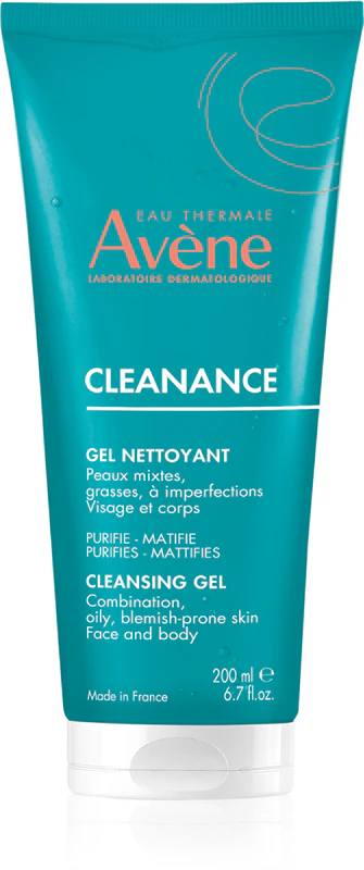Avène Cleanance čistiaci gél pre mastnú pleť so sklonom k akné