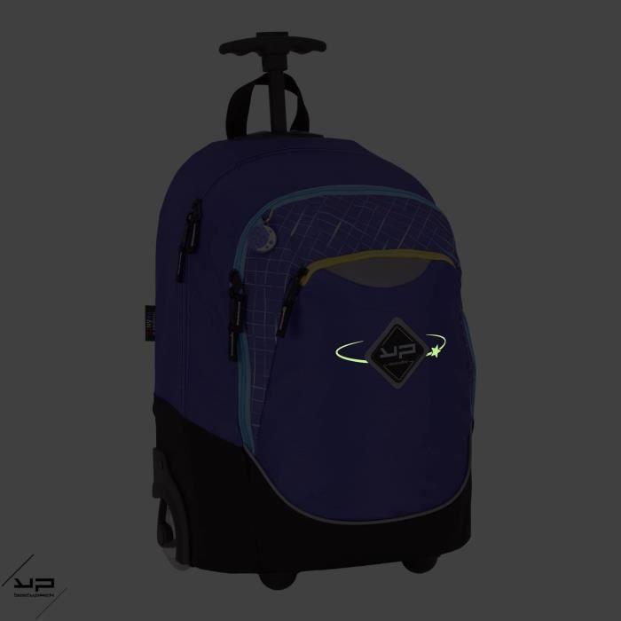 Rolling backpack - BODYPACK - Purple Comet - Recycled fabric - Primary - Ultra lightweight