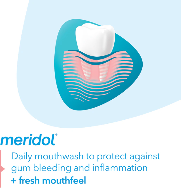 Enxaguante bucal sem álcool Meridol Gum Protection