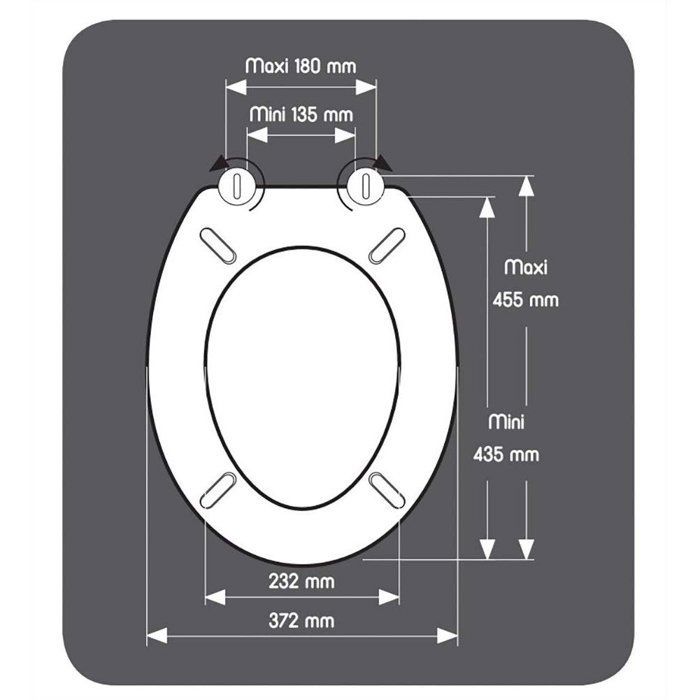 Sedile WC GELCO DESIGN Dolce - Cerniere in acciaio inox - Legno sagomato - Rosa cristallo