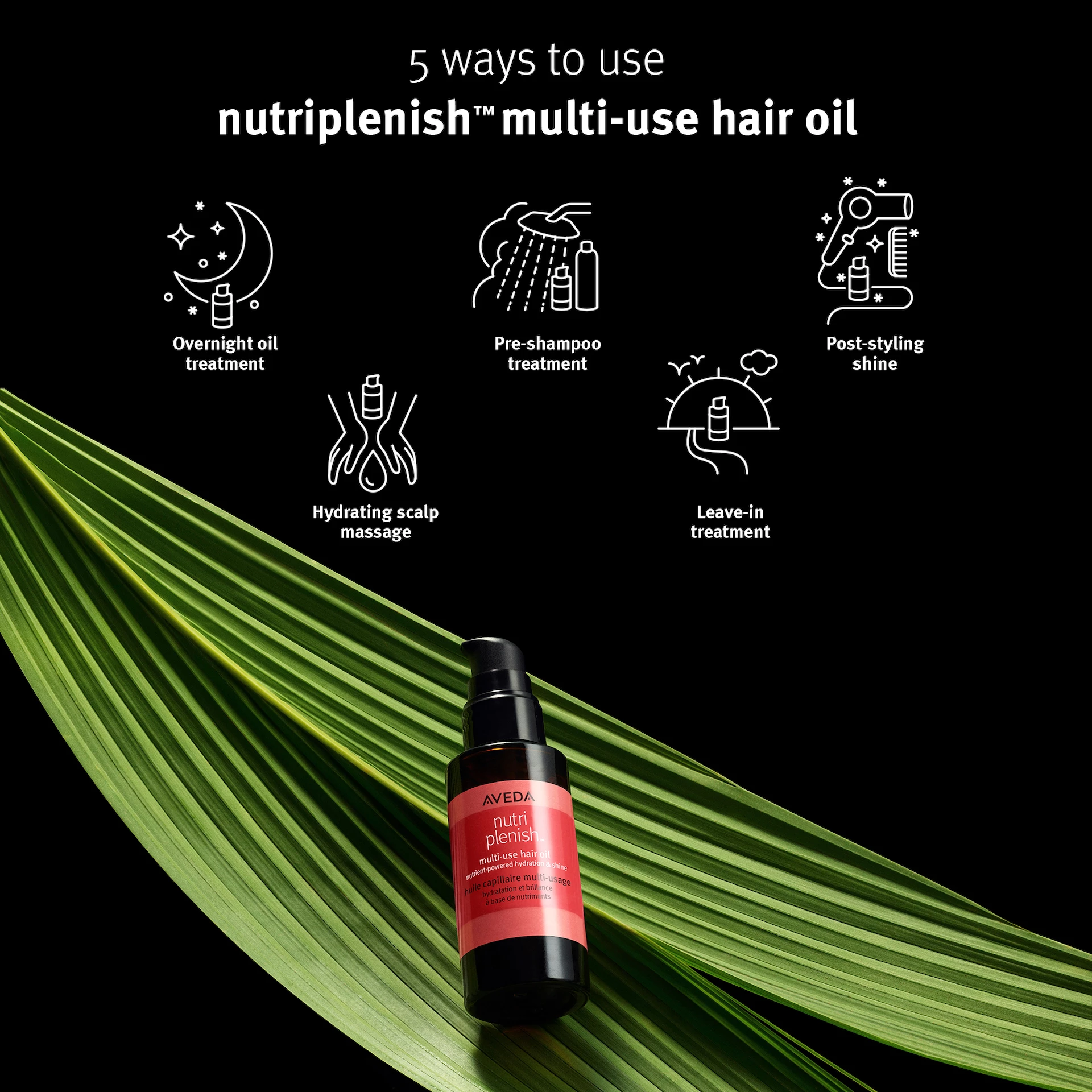 Ulei de păr multifuncțional Nutriplenish 30 ml - Aveda