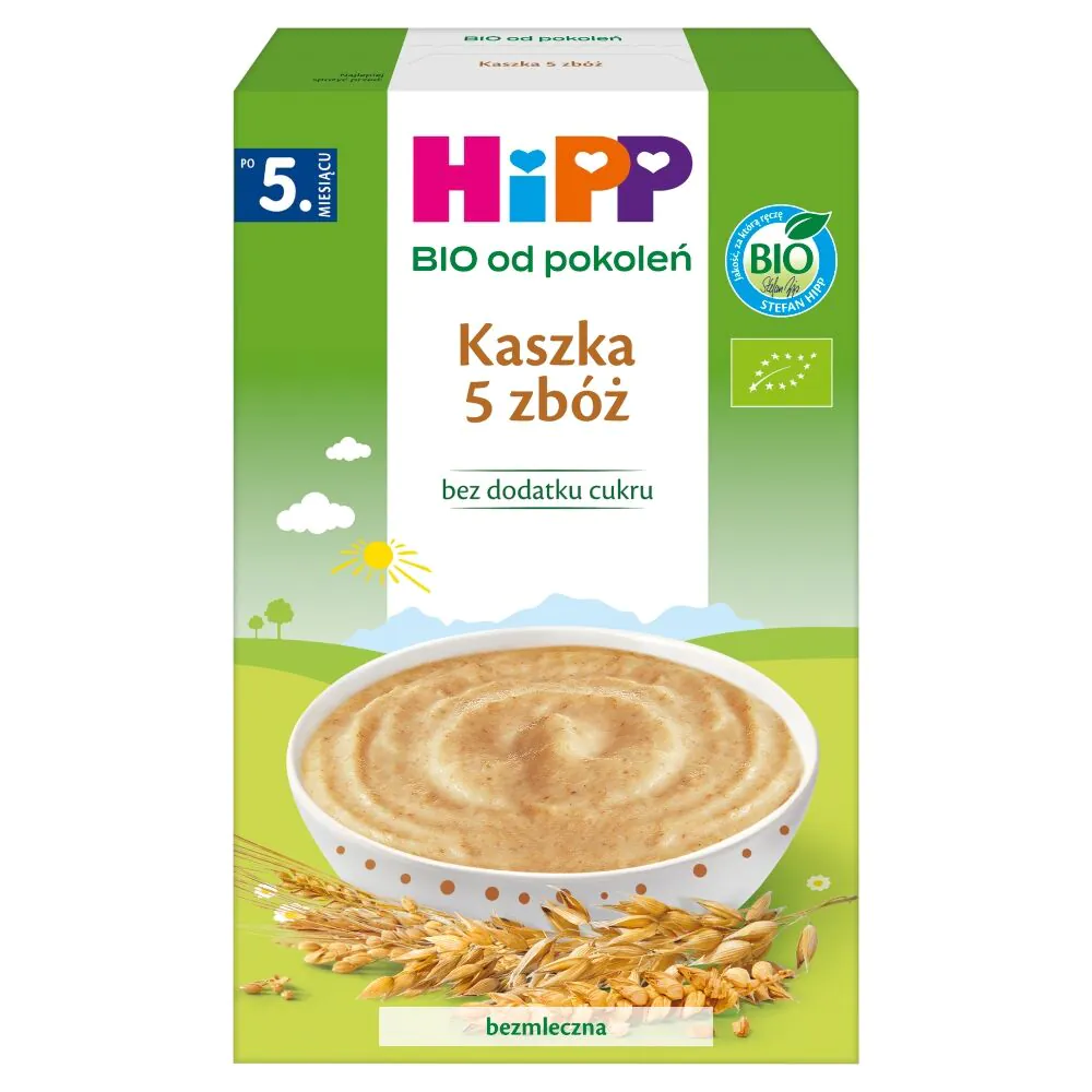 Hipp BIOKaszka 5 Zbóż Po 5 Miesiącu