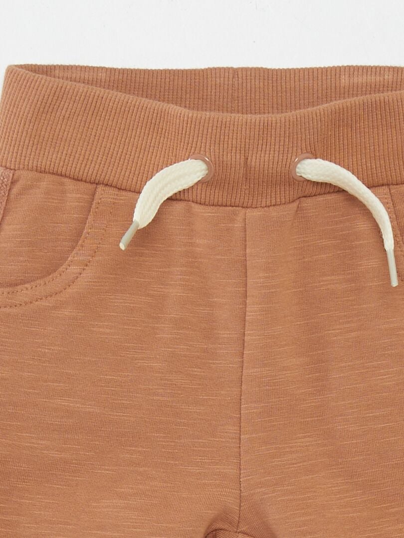 Calça de moletom estampada - LARANJA