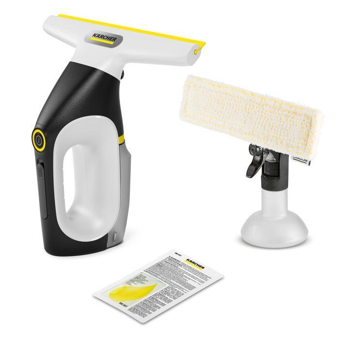 KARCHER WV 3 Comfort Care - Nettoyeur de vitres - Raclette XL 280 mm - Autonomie 35 min - Nettoie jusqu'à 105m²
