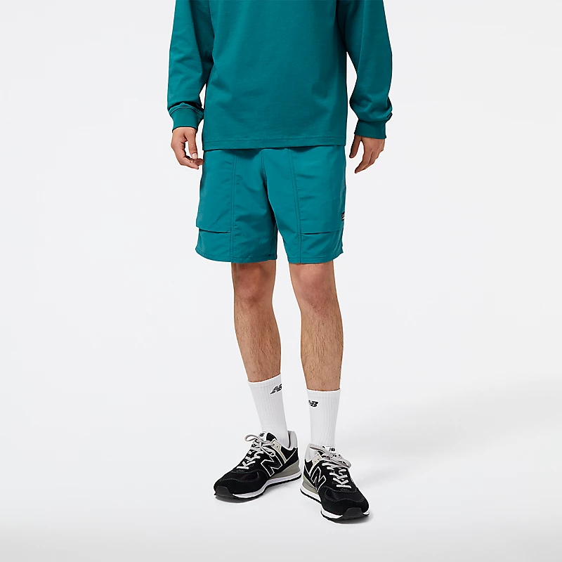 Férfi Szőtt Rövidnadrág AT – VINTAGE TEAL