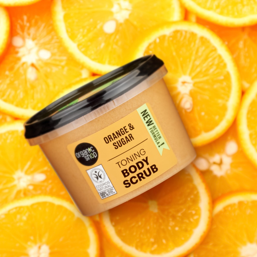 Organic Shop Gommage Corps Tonifiant Orange