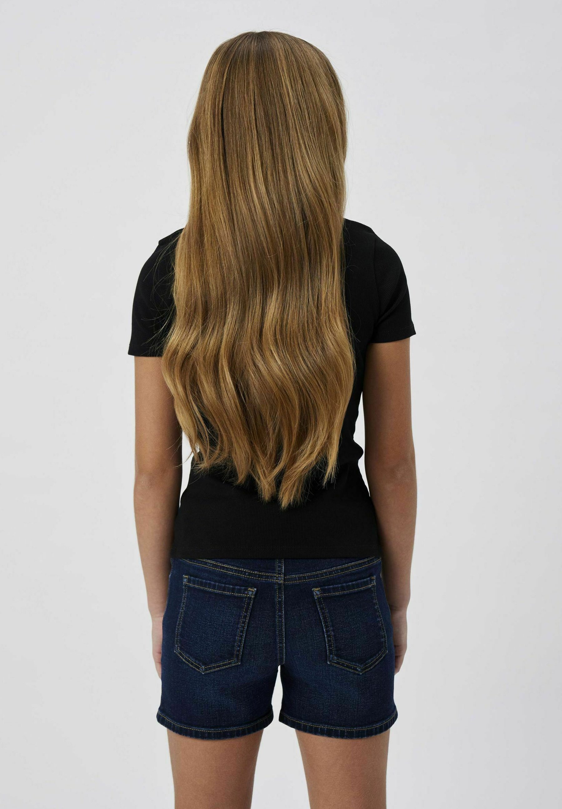 Short en jean TWO SOON - denim bleu foncé