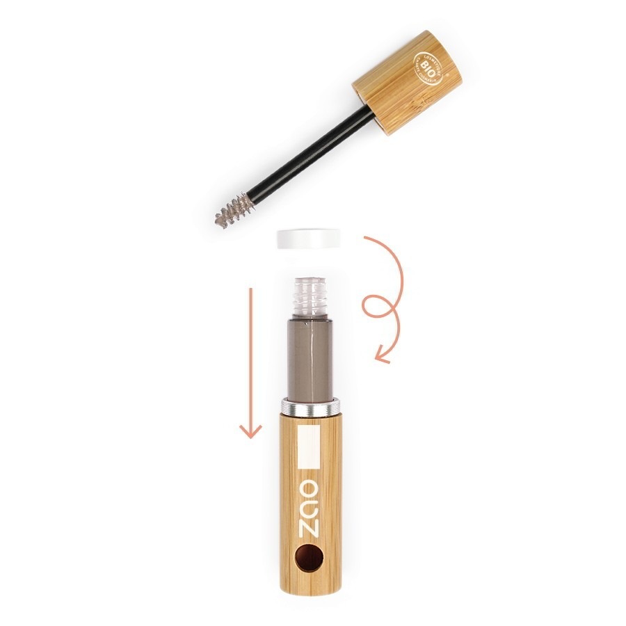 ZAO Wenkbrauwgel en Wenkbrauwmascara 051 Blond ZAO – 3,6 ml